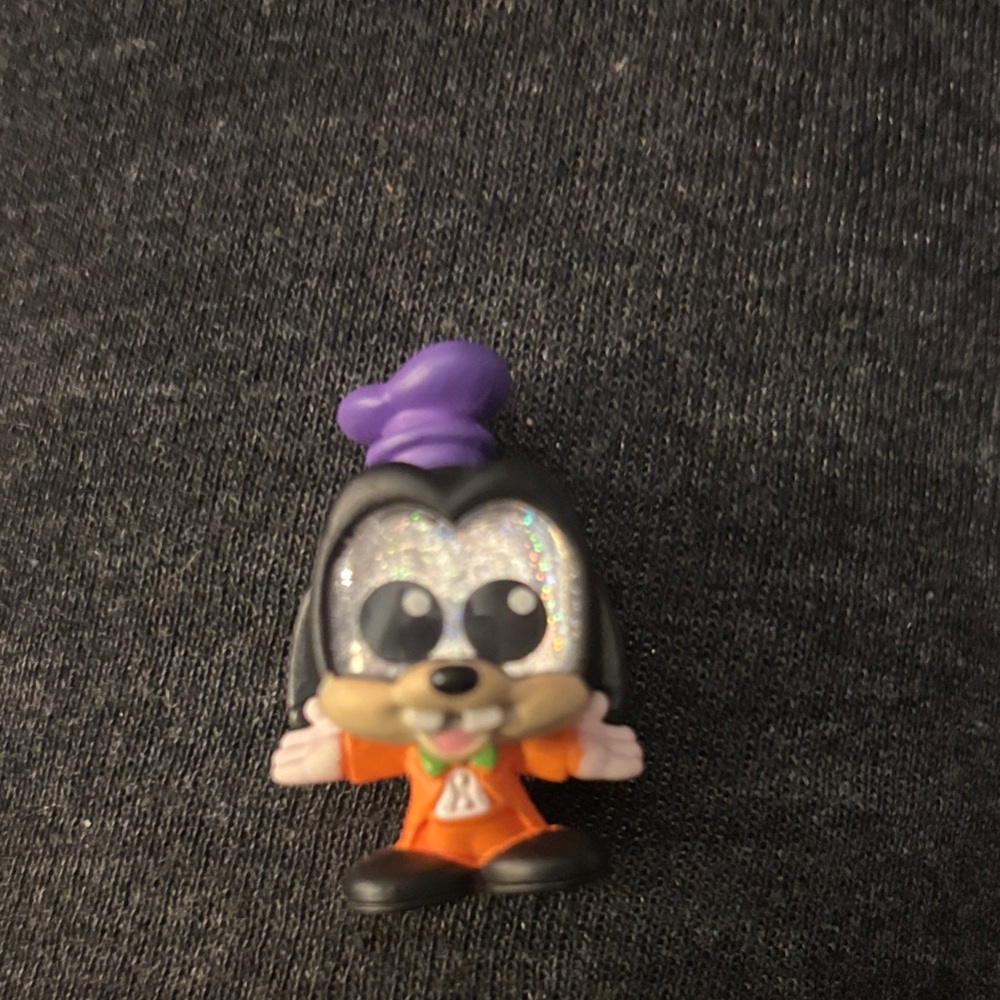 Goofy Figurine with Orange and Purple Outfit